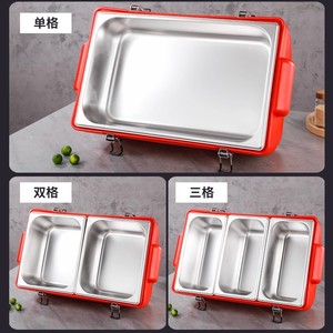 Insulated Cooler <b>Box</b> 35 Qt With Three Compartments For Food <b>Storage</b> Outdoor <b>Camping</b> Commercial Use - Product Image 5