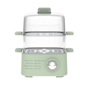 Cuisinière à <span class=keywords><strong>vapeur</strong></span> électrique multifonctionnelle 1000W, nouvelle, à <span class=keywords><strong>vapeur</strong></span> rapide, avec couvercle visible - Product Image 1