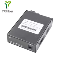 YXFiber Gigabit monomodo SC convertidor de medios de fibra a Ethernet 20KM 10/100/1000M certificado CE