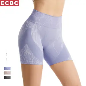 Großhandel New Seamless Yoga Short Pants Gießen Femmes Sport Laufen Hohe Taille Gesäß Pfirsich Jersey Fitness Damen Yoga Shorts