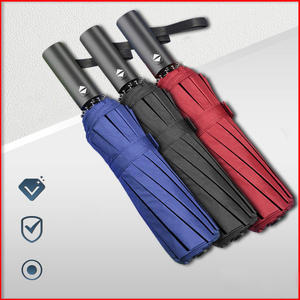 Paraguas Automático con Protección UV y Revestimiento <span class=keywords><strong>de</strong></span> Pegamento Negro, Resistente al Viento, Plegable en 3 Secciones, para Sol y Lluvia, Ideal para Viajes - Product Image 5
