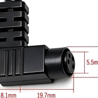 Connecteur coudé à angle droit M8 étanche 3P 4P 5P de qualité industrielle pour capteur et contrôle