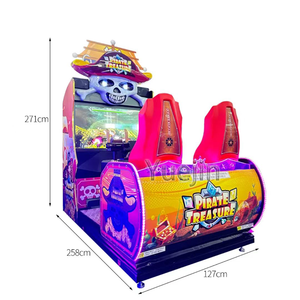 Máquina de Juegos Arcade Operada con Monedas para <span class=keywords><strong>2</strong></span> Jugadores, Juegos de Premios, Equipo de Disparos de Tesoro Pirata - Product Image 4