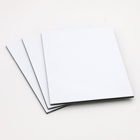 Panneau composite en aluminium blanc mat brillant 200x300cm 3mm Alu Dibond