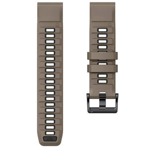 Bracelet de montre en silicone sport 26 mm pour Garmin Fenix E8 47 mm/51 mm/7/7X/6/6X/Epix Pro/<span class=keywords><strong>Enduro</strong></span> <span class=keywords><strong>3</strong></span>, libération rapide, respirant - Product Image 5