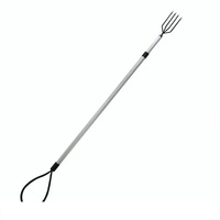 Byloo 3 4 fourches fourche main pôle en alliage d'aluminium chasse poisson fourchette pêche Gaff crochet barbes plongée harpon lance pistolet de pêche