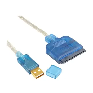 Ootdtech — câble adaptateur USB 2.0 à Sata 13 broches, convertisseur pour ordinateur portable, CD et DVD de format fin