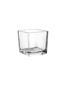 60ml-80ml-100ml High quality rectangle Clear glass candle jar Glass Candle holder