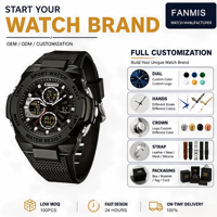 Montre unisexe pour étudiants, avec logo personnalisé, simple, à quartz, bracelet en plastique, étanche, lumineuse, multifonction, alarme, fonction snooze, de qualité supérieure