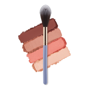 Brocha de Maquillaje de Madera con Forma de Abanico, <span class=keywords><strong>para</strong></span> Aplicar Maquillaje, Iluminador, Rubor y Polvo, con Pelo Sintético de Alto Brillo - Product Image 4