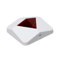 Luz Estroboscópica de Alarma de Incendio con Indicador LED Remoto, Función Clave para un Sistema de Seguridad Doméstica Mejorado
