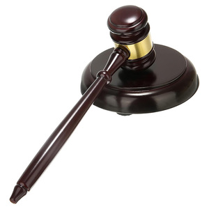 Martillo de juez de madera maciza, juguete educativo negro para uso en oficina, para niños y adultos - Product Image 3