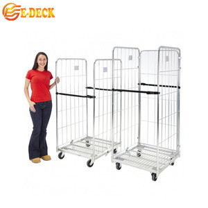 Meilleure vente entrepôt de stockage industriel <span class=keywords><strong>Cage</strong></span> à rouleaux en métal galvanisé à mailles en acier pliantes A Frame - Product Image 3
