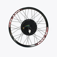 Kit de moteur de moyeu avec écran couleur LCD UKC1 pour vélo électrique QS 205 V3 Sabvoton avec batterie au lithium 500W