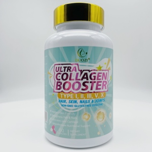 Integratore Premium di Peptidi di Collagene Idrolizzato con Acido Ialuronico e Vitamine per la Salute di Capelli, Pelle, Unghie e Articolazioni in Capsule - Product Image 1