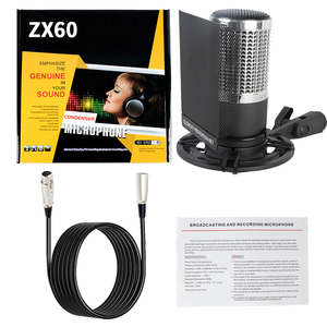 Microphone de studio de bureau pour gaming, kit YouTubeur, prise XLR, streaming PC, <span class=keywords><strong>TikTok</strong></span>, à condensateur externe avec suppression du bruit - Product Image 5