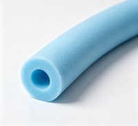 Manchon en mousse de caoutchouc nitrile NBR Visai, léger et amortissant, tube en mousse creuse avec bouchon d'étanchéité en caoutchouc pour équipement de sport