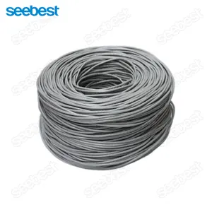 High Quality Custom Ethernet Cable 1000ft 305m Pure Copper 8-core Twisted Lan Cable Cat6 Cat6 Cable 305m