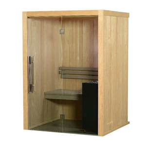 Calentador de sauna finlandesa para interiores, superventas, para <span class=keywords><strong>2</strong></span> personas, ecológico, de madera maciza, diseño moderno, vapor tradicional - Product Image 2