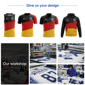 Camisetas de Fútbol Personalizables al por Mayor, Transpirables, con Mangas, Selección Nacional de Alemania, Copa <span class=keywords><strong>Mundial</strong></span> 2026 - Product Image 2