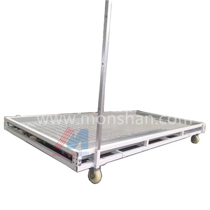 Table de croissance verticale V Track Trellis Posts Rolling Tables - Product Image 4