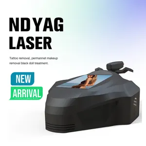 מכונת לייזר Nd Yag חדשה 2024 1064 532 1320nm לייזר ND YAG Q מכונה להסרת קעקועים בלייזר