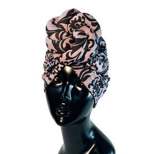 Foulard en suè<span class=keywords><strong>de</strong></span> pour femme, hijab torsadé musulman, bonnet bouquet, turban féminin, turban africain, bonnet, accessoires vestimentaires islamiques - Product Image 2