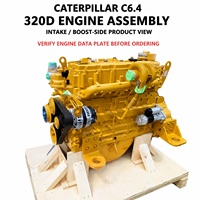   Ensemble complet de moteur diesel C6.4 ACERT 6.4L 140HP 1800RPM en stock d'usine, remplacement pour l'excavatrice CAT 320D