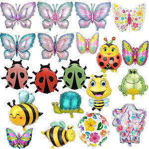 Nuevos Globos de Aluminio con Forma de Abeja y Animales Marinos, Impresión a Color, Decoración para Fiestas de Cumpleaños y Bodas, Insectos y Animales - Product Image 5