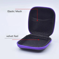 Nouvelle Pochette de Transport Rigide en EVA avec Fermeture Éclair pour Écouteurs, Organisateur de Voyage Extérieur, Sac de Rangement USB Protecteur