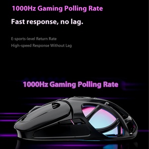 เมาส์ไร้สายที่สามารถชาร์จใหม่ได้, เมาส์2.4ไร้สายสำหรับสำนักงานเล่นเกม E-Sports ที่สาม - Product Image 3