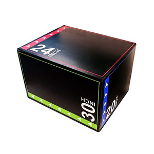 Caja Pliométrica <span class=keywords><strong>de</strong></span> PVC Suave 3 en 1 Personalizada al por Mayor, Caja Pliométrica <span class=keywords><strong>de</strong></span> Espuma OEM ODM para Entrenamiento <span class=keywords><strong>de</strong></span> <span class=keywords><strong>Crossfit</strong></span>, Gimnasio y Fitness - Product Image 1