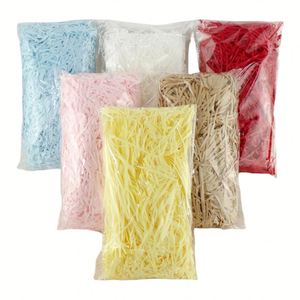 Wholesaler 30g/<b>Pack</b> Hamper Gift Box Filler Gift Package Lafite Grass Colourful Shredded <b>Paper</b> Gift Box Filler <b>Paper</b> Chips - Product Image 1
