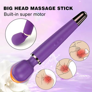 Nouveautés : 3 couleurs, 5 fréquences, intensité réglable, positions variées, baguettes <span class=keywords><strong>de</strong></span> massage vibrantes magiques - Product Image 4