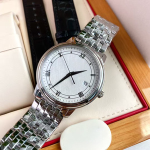 Reloj de Pulsera de Lujo para Hombre, con Diseño de Tres Agujas, Esfera y Correa de Acero Inoxidable, con Reserva de Energía - Product Image 3