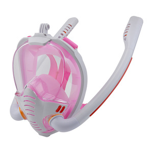 Máscara Facial Completa de 4.0 mm de Vidrio Templado y Silicona para Snorkel, Deportes Acuáticos para Adultos, Modelo Universal 1070 - Product Image 5