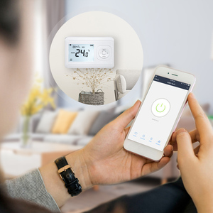 Alaxa Google nhà Lập Trình Nhiệt cho HVAC hiện đại nhà thông minh wifi màn hình cảm ứng sàn sưởi ấm các bộ phận cho căn hộ sử dụng - Product Image 6