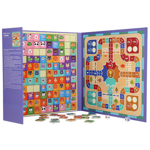 Gioco 2in1 Scacchi e Match-<span class=keywords><strong>3</strong></span>, Scacchi Volanti, Giocattolo Educativo in Legno per Bambini da 0-24 Mesi e 5-7 Anni - Product Image 1