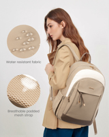 LOVEVOOK Sac à dos d'ordinateur pour étudiants de haute qualité Sacs à dos de travail décontractés pour femmes Logo personnalisé 15.6 po Sacs à dos de voyage pour ordinateur portable