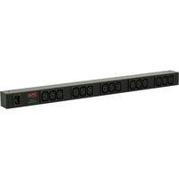 Boîtier de distribution en acier APC AP9568 Rack PDU Basic 0U 10A 230V (15)C13 certifié CE ROHS IP20