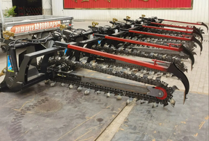 Trancheuse à chaîne montée sur tracteur, profondeur 1,5 mètre, largeur 25/40/50/60/80/150 cm, pour fermes, vergers et travaux <span class=keywords><strong>de</strong></span> construction - Product Image 6