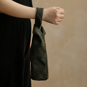 Sac à théière en brocart de style chinois, trois significations et mille univers, housse de protection portable pour accessoires de cérémonie du thé - Product Image 2
