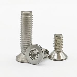 Thép không gỉ <span class=keywords><strong>SUS304</strong></span> A2 iso14581 Torx hexalobular ổ cắm chìm Đầu phẳng vít M5 M4 - Product Image 1