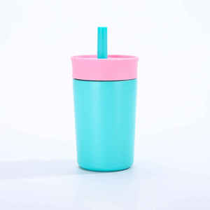 Mini Portable Stainless Steel Thermos <b>Cup</b> Large Capacity Leak-Proof <b>Straw</b> Water <b>Cup</b> <b>with</b> <b>Thermal</b> Insulation - Product Image 2