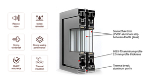 Fenêtres coulissantes en aluminium à conception écoénergétique, glissent en douceur, autres fenêtres coulissantes en verre aluminium - Product Image 6