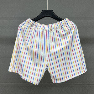 Short de sport d'été de créateur Fabricant de short de basket rayé personnalisé Short de basket-ball Baggy Mesh Nylon Short de course pour hommes - Product Image 2