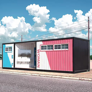 Casas Contenedor de Acero Prefabricadas de Lujo de 20-40 Pies, Viviendas Modulares Personalizadas, Desmontables, de Bajo Costo, Duraderas, con Baño de Color - Product Image 1