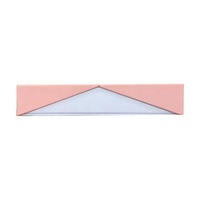 Boîte cadeau cosmétique de luxe écologique rose à double porte avec fermeture magnétique, gaufrée, laminée mate, personnalisée pour crème visage et soins de la peau