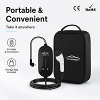 Chargeur EV portable 16A, station de recharge pour véhicules électriques de niveau 2, J1772 Type 1, 3,5 kW, 110 V-240 V, EVSE, IP65, étanche, chargeur domestique