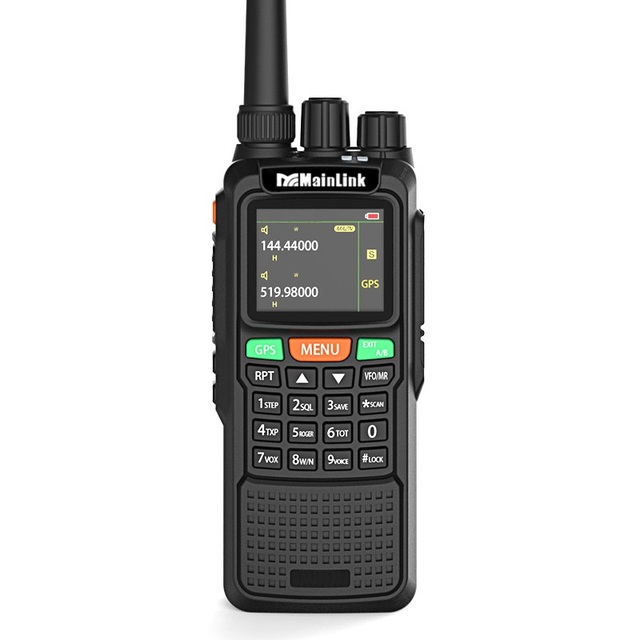 High Quality Ham Radio Transceiver Dual Band VHF UHF With GPS Tracking for Long Distance Mountain Hiking Communication